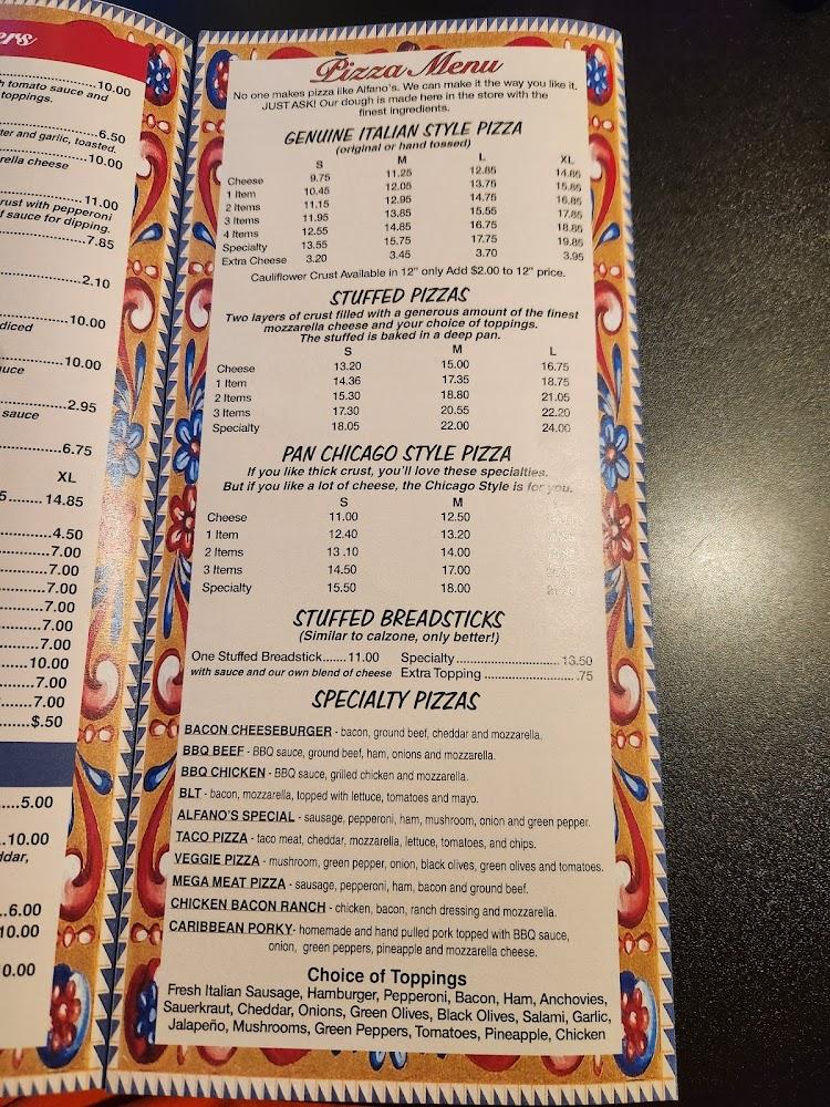 Alfano's Pizza Restaurant Garlic Bread