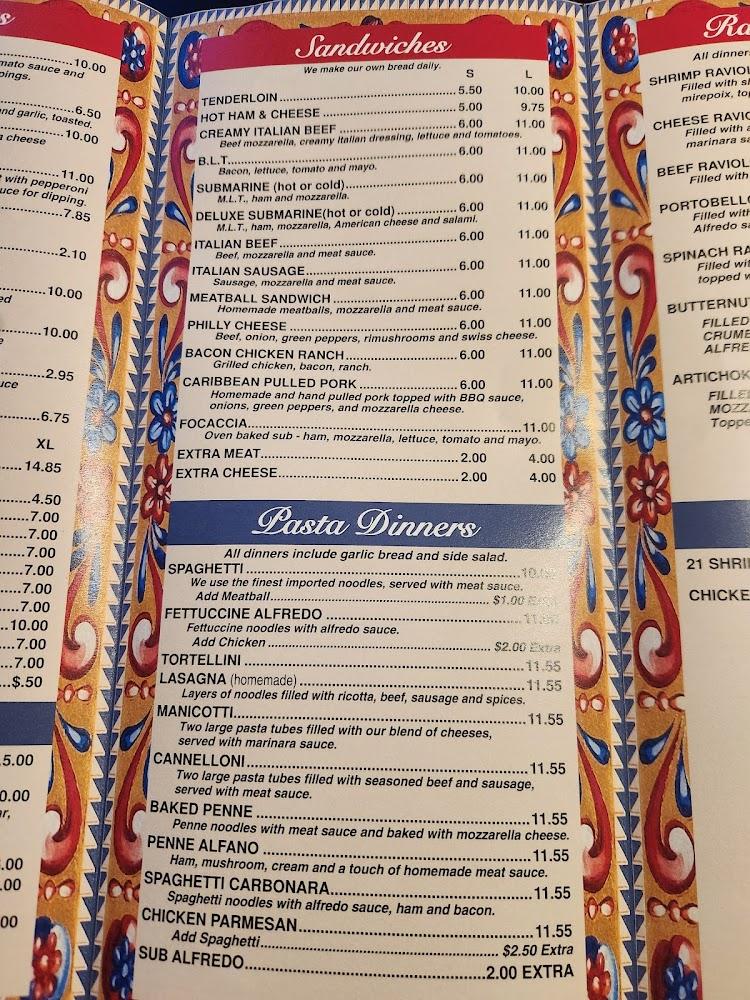 Alfano's Pizza Restaurant Menu image 4